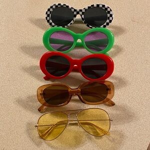 Colorful Sunglasses - bundle of 5